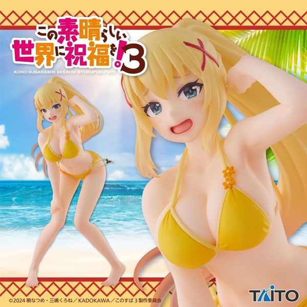 Taito Konosuba God's Blessing Season 3 Darkness Swimwear Version Coreful Figure